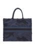Large Camouflage Book Tote, back view